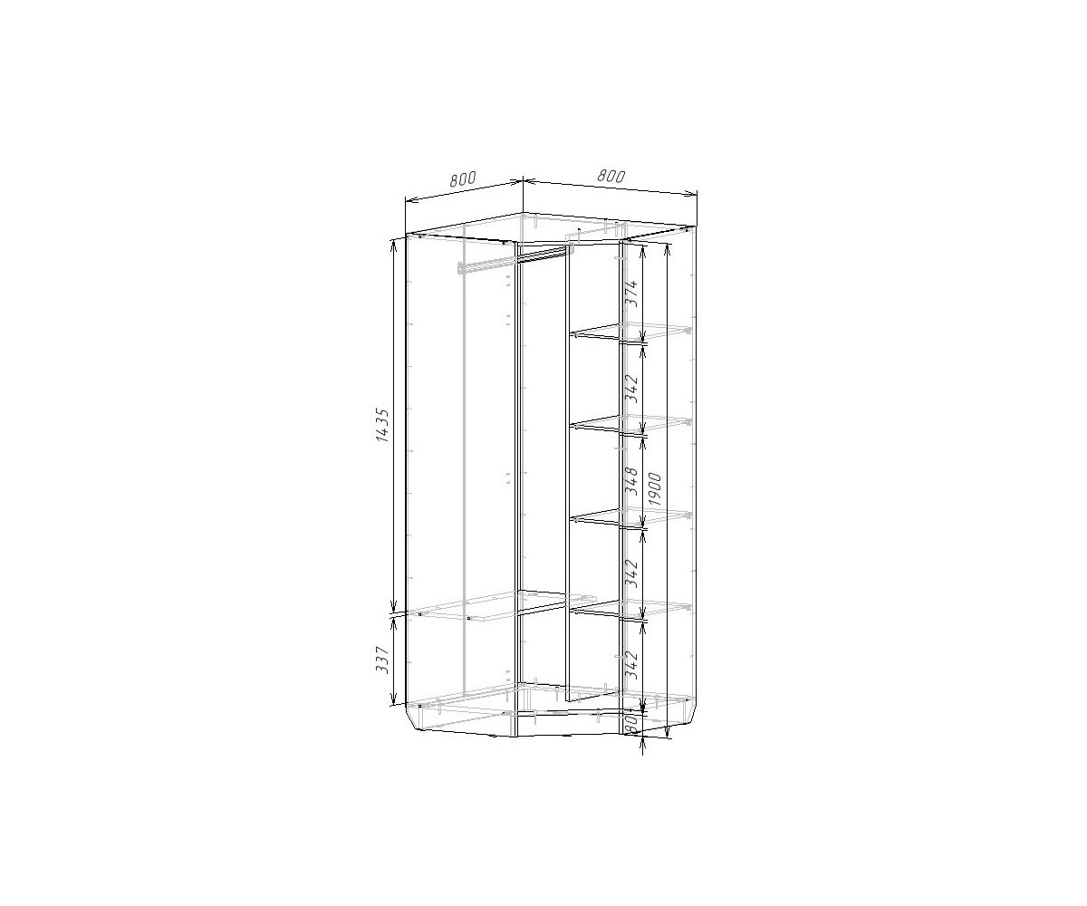 Шкаф эшу-19-8с